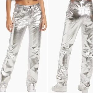 NWT Gap Metallic Vegan Pants